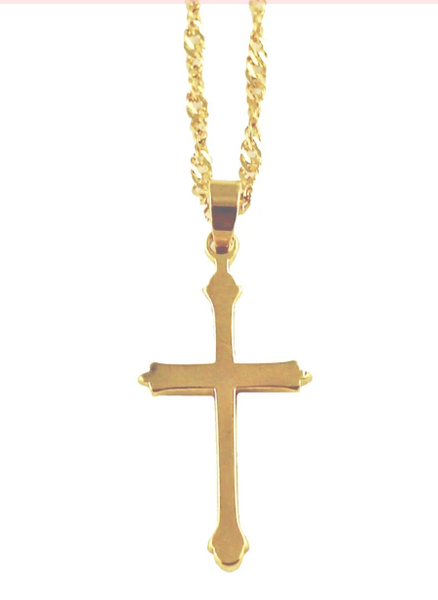 Trait Cross Necklace