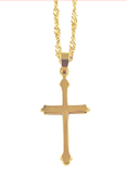 Trait Cross Necklace